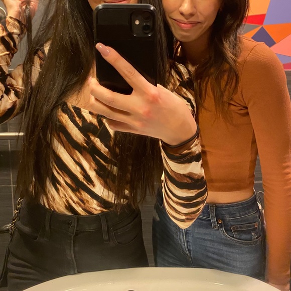 Tigeress tiger printed long sleeve bodysuit - Picture 4 of 8